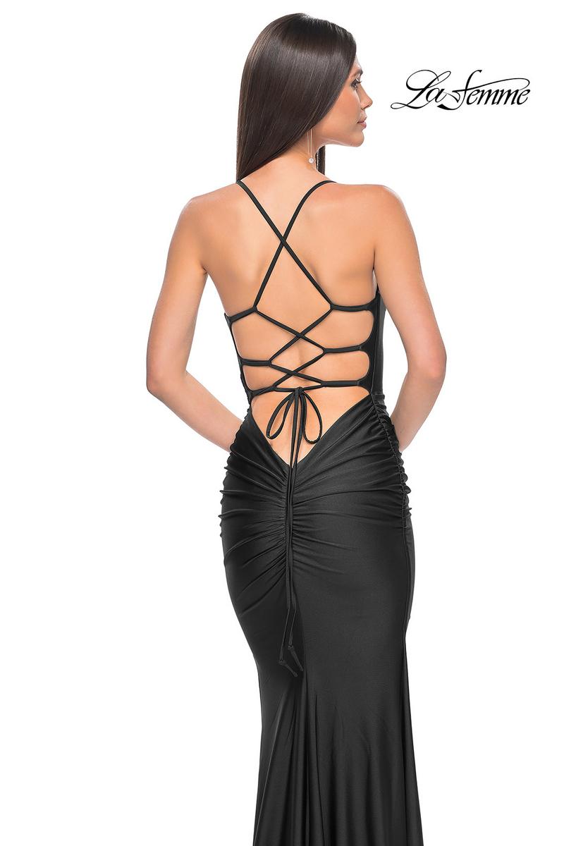 La Femme Dress 31618 - BLACK