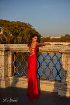 La Femme Dress 31618 - RED