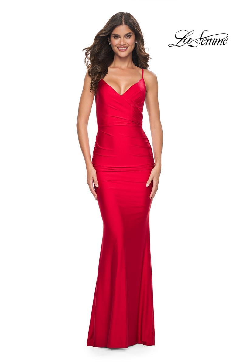 La Femme Dress 31618 - RED