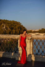 La Femme Dress 31618 - RED