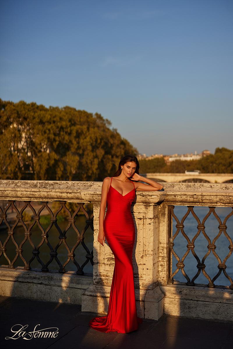 La Femme Dress 31618 - RED