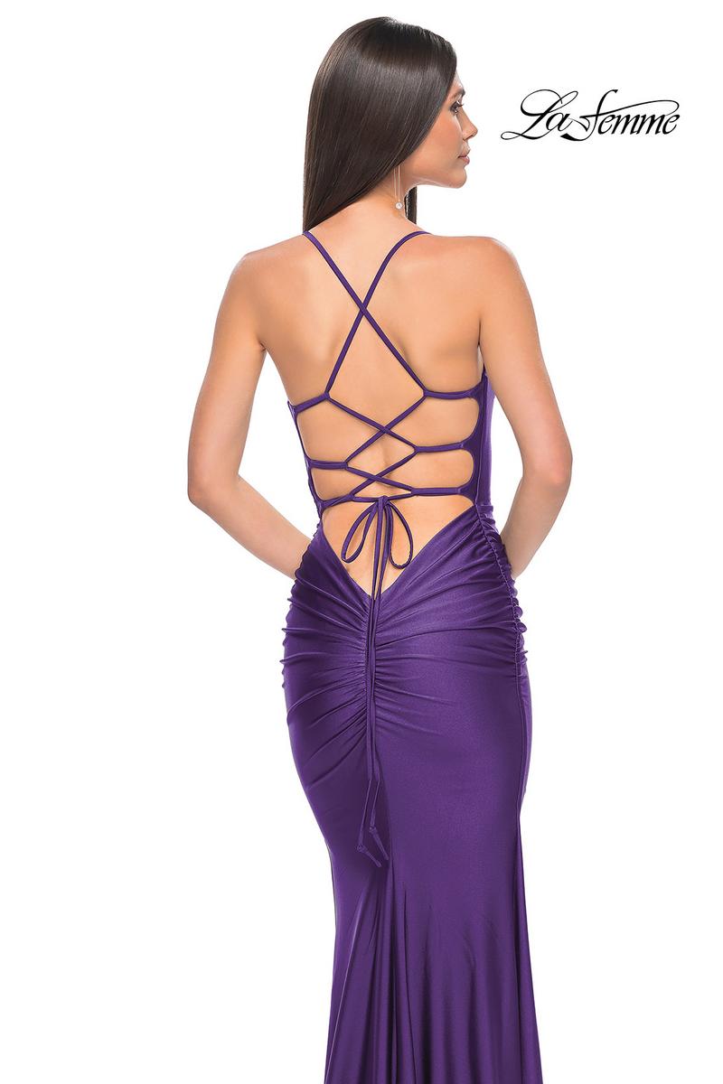 La Femme Dress 31618 - ROYAL PURPLE