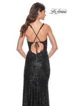 La Femme Dress 31657 - BLACK