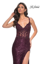 La Femme Dress 31657 - DARK BERRY