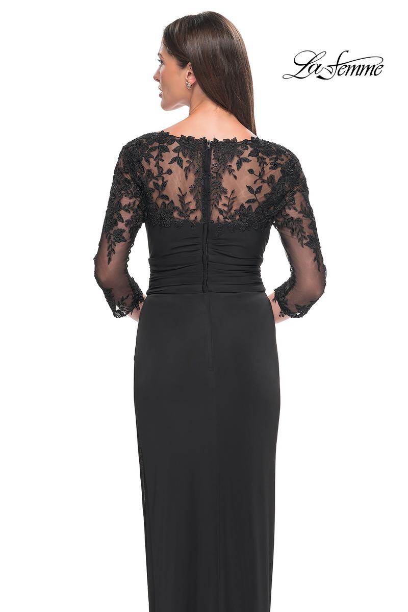 La Femme Evening Dress 31659 - Black