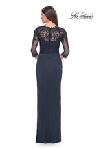 La Femme Evening Dress 31659 - Navy