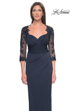 La Femme Evening Dress 31659 - Navy