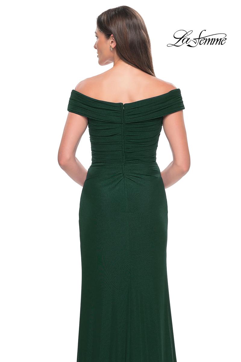 La Femme Evening Dress 31677 - Dark Emerald
