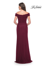 La Femme Evening Dress 31677 - Dark Wine