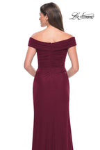 La Femme Evening Dress 31677 - Dark Wine
