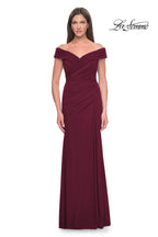 La Femme Evening Dress 31677 - Dark Wine