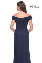 La Femme Evening Dress 31677 - Navy