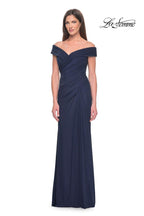 La Femme Evening Dress 31677 - Navy