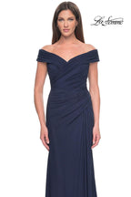 La Femme Evening Dress 31677 - Navy