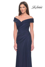 La Femme Evening Dress 31677 - Navy