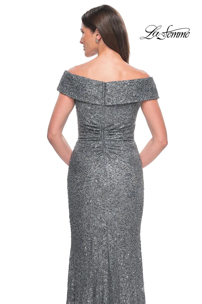 La Femme Evening 31679 - Gunmetal