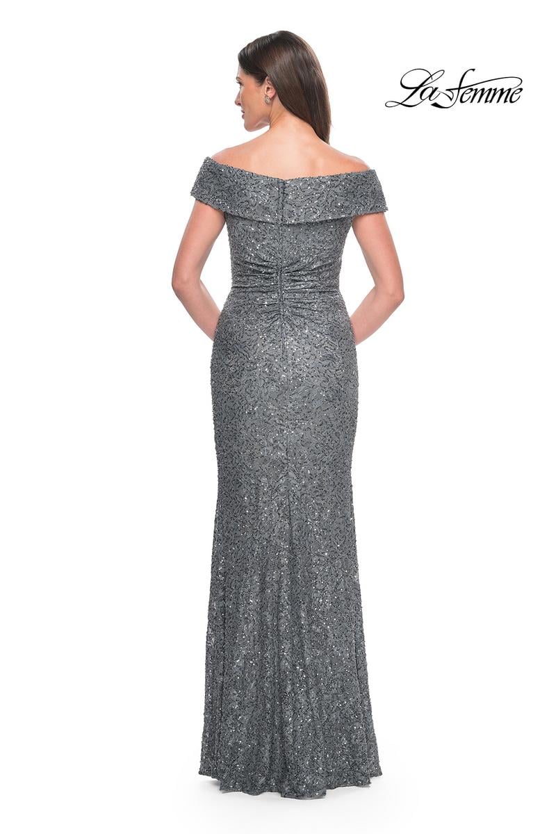 La Femme Evening 31679 - Gunmetal