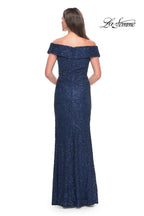La Femme Evening Dress 31679 - Navy