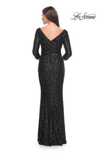 La Femme Evening Dress 31681 - Black