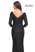 La Femme Evening Dress 31681 - Black