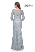 La Femme Evening Dress 31684 - Dusty Blue