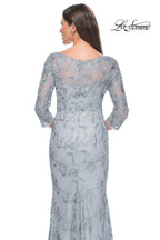 La Femme Evening Dress 31684 - Dusty Blue