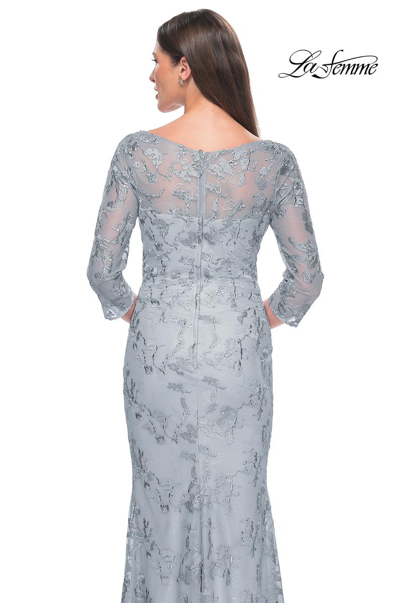 La Femme Evening Dress 31684 - Dusty Blue