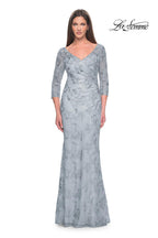 La Femme Evening Dress 31684 - Dusty Blue