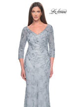 La Femme Evening Dress 31684 - Dusty Blue