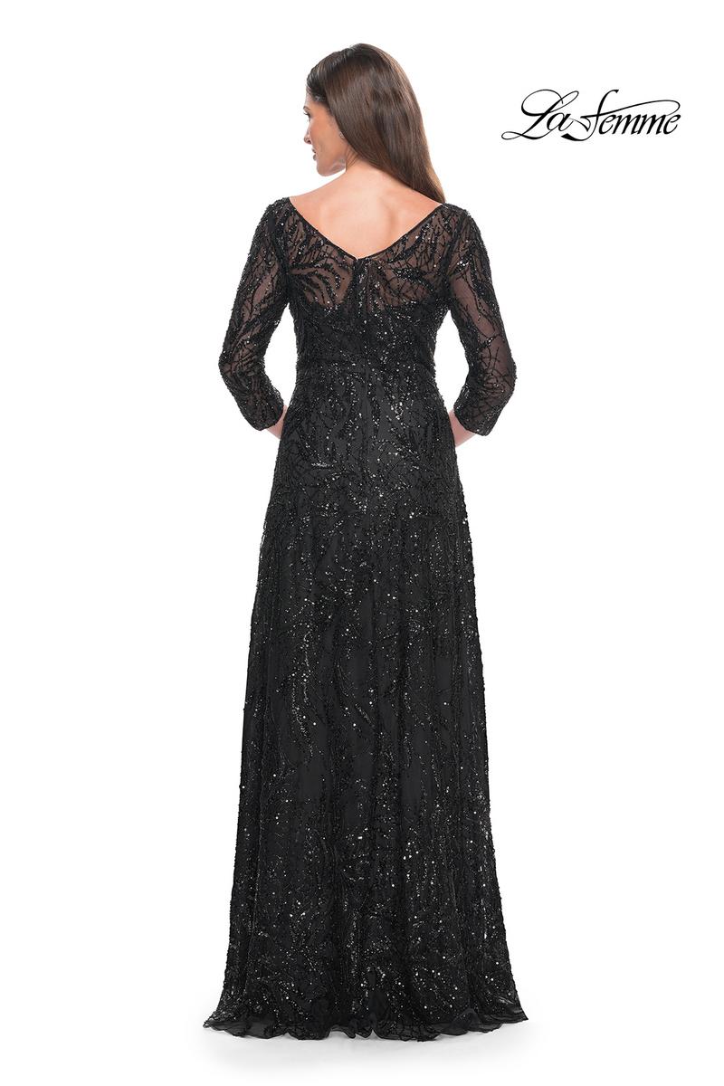 La Femme Evening Dress 31690 - Black