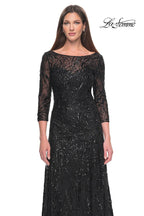 La Femme Evening Dress 31690 - Black