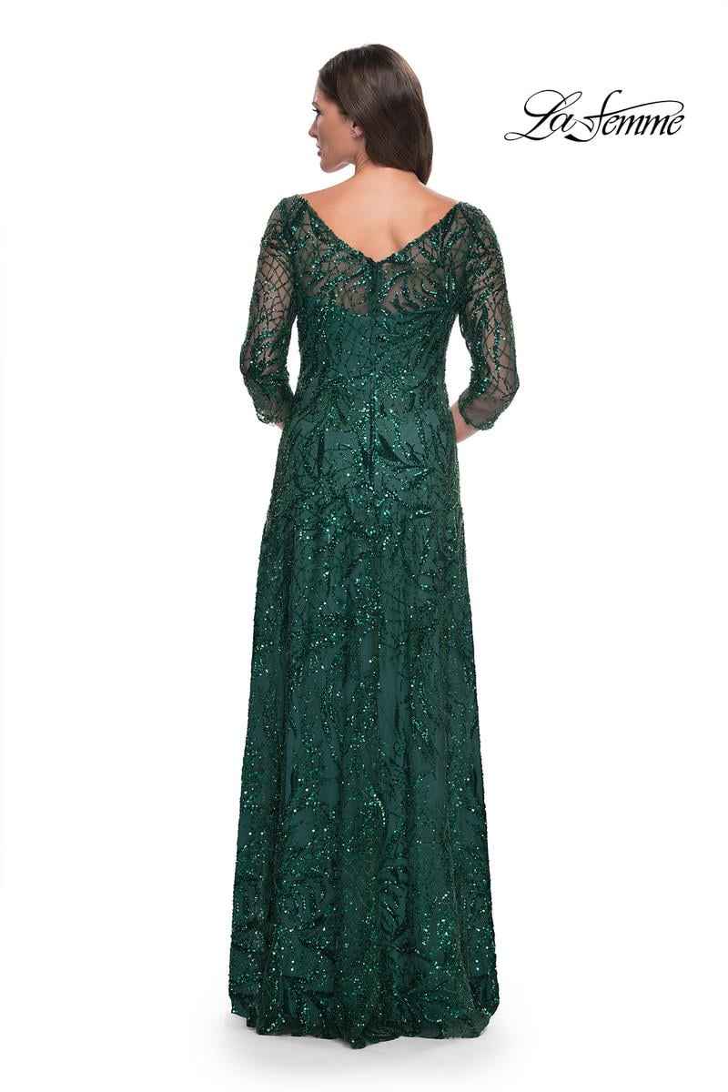 La Femme Evening Dress 31690 - Emerald