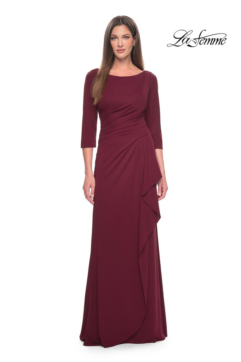 La Femme Evening Dress 31705 - Wine