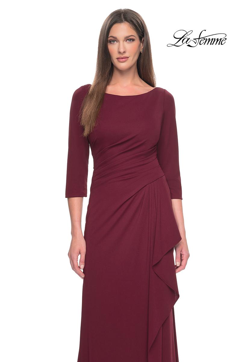 La Femme Evening Dress 31705 - Wine