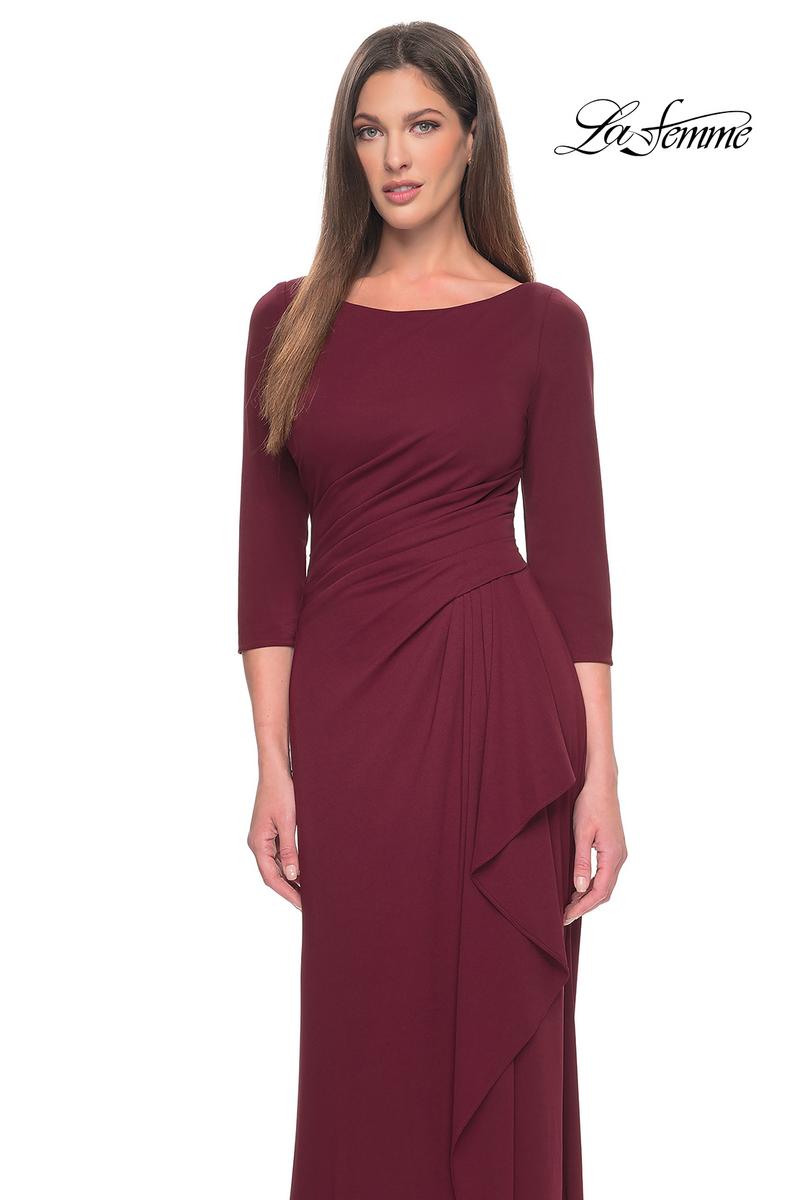 La Femme Evening Dress 31705 - Wine