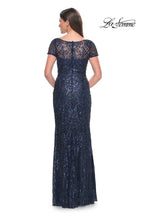 La Femme Evening Dress 31709 - Navy