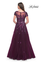 La Femme Evening Dress 31712 - Dark Berry