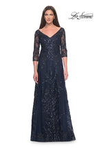 La Femme Evening Dress 31719 - Navy