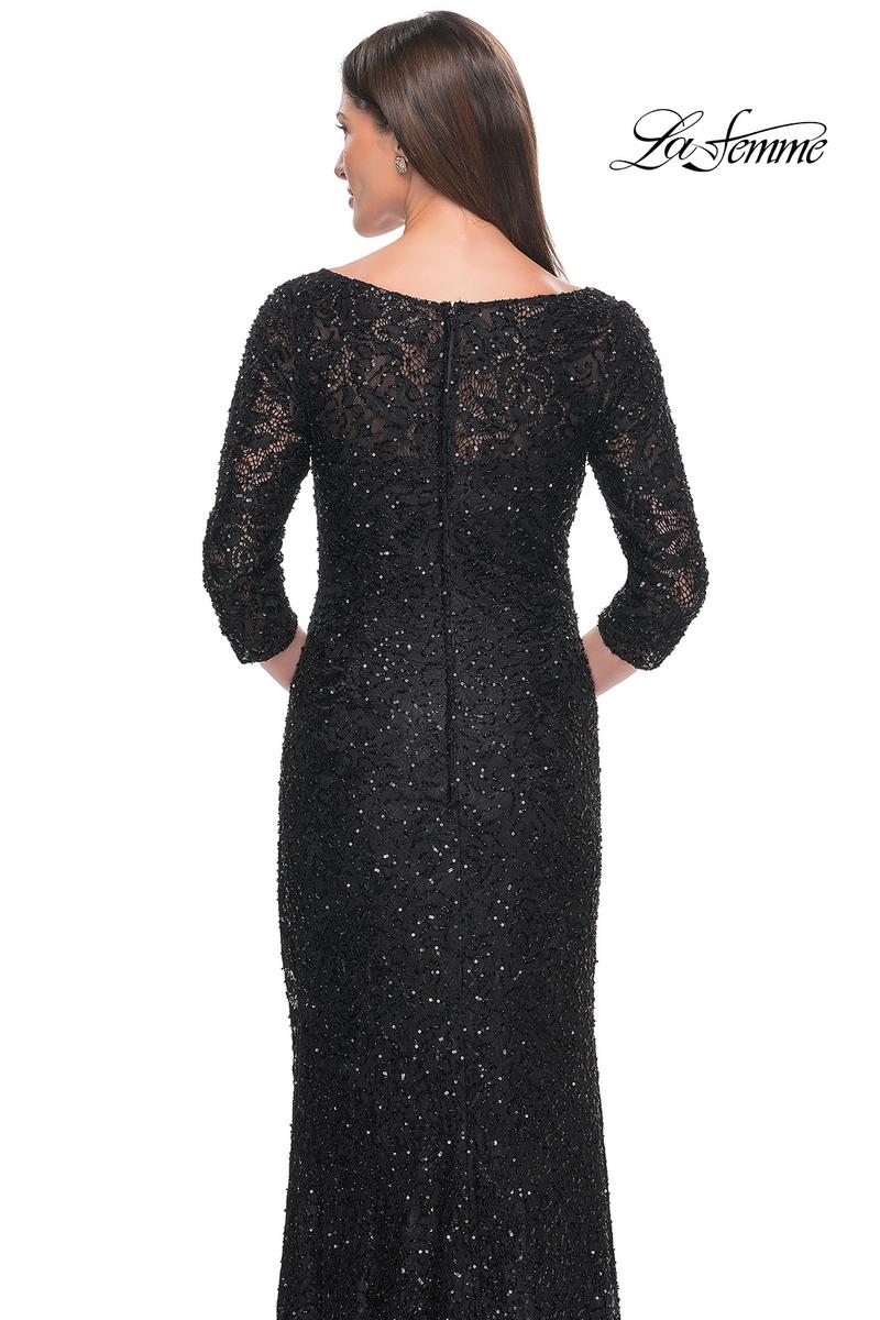 La Femme Evening Dress 31721 - Black
