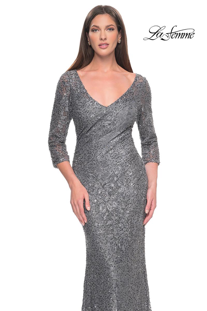 La Femme Evening 31721 - Gunmetal