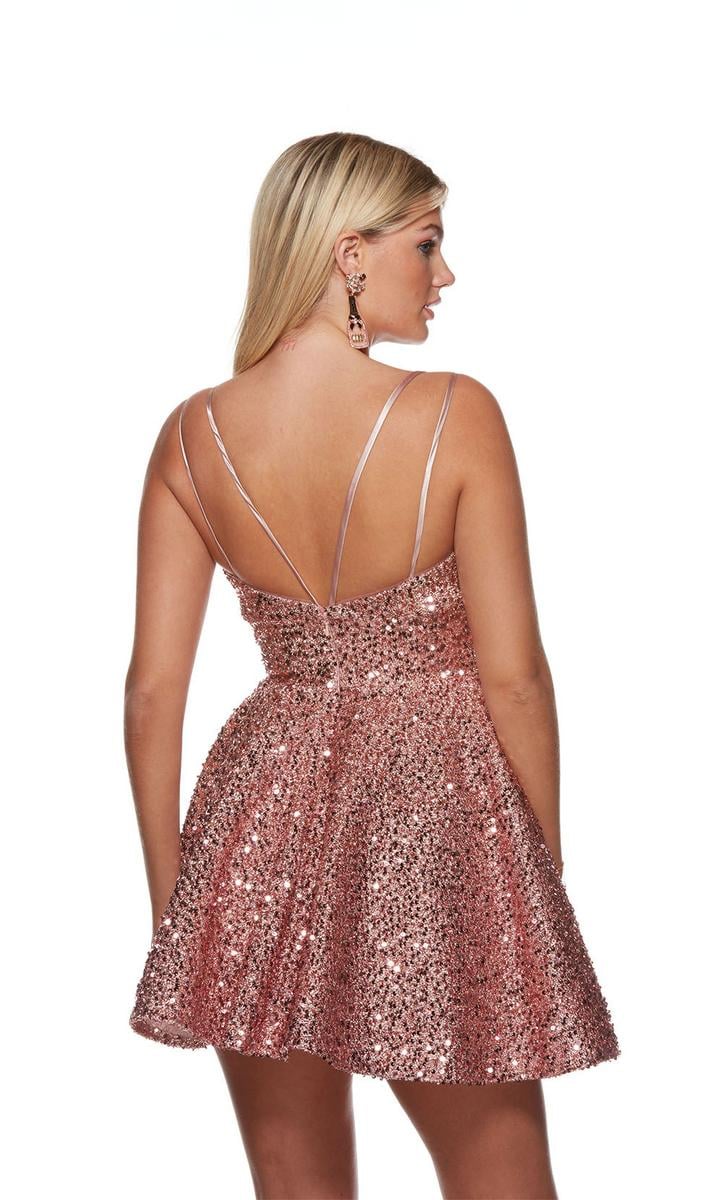 Alyce Paris Homecoming Dress 3176 - Light Mauve