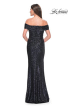 La Femme Evening Dress 31772 - Silver