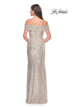 La Femme Evening Dress 31772 - Silver