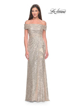 La Femme Evening Dress 31772 - Silver