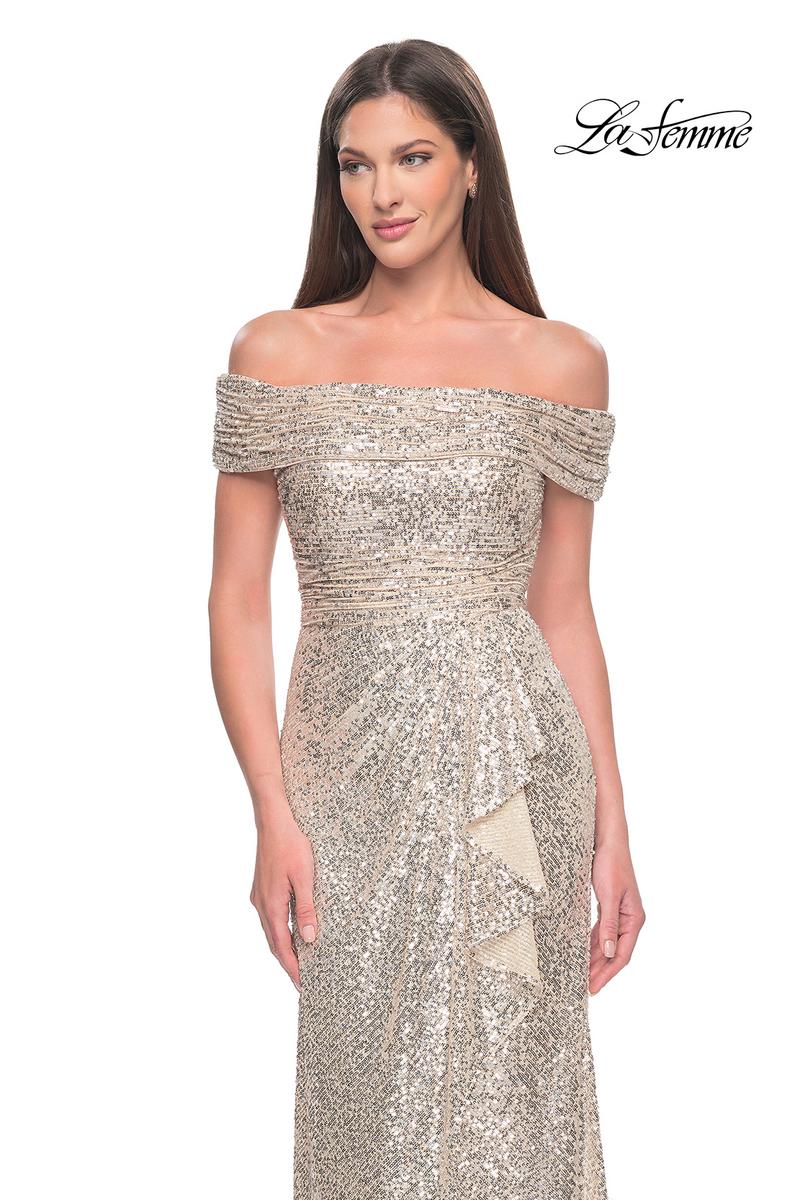 La Femme Evening 31772 - Silver