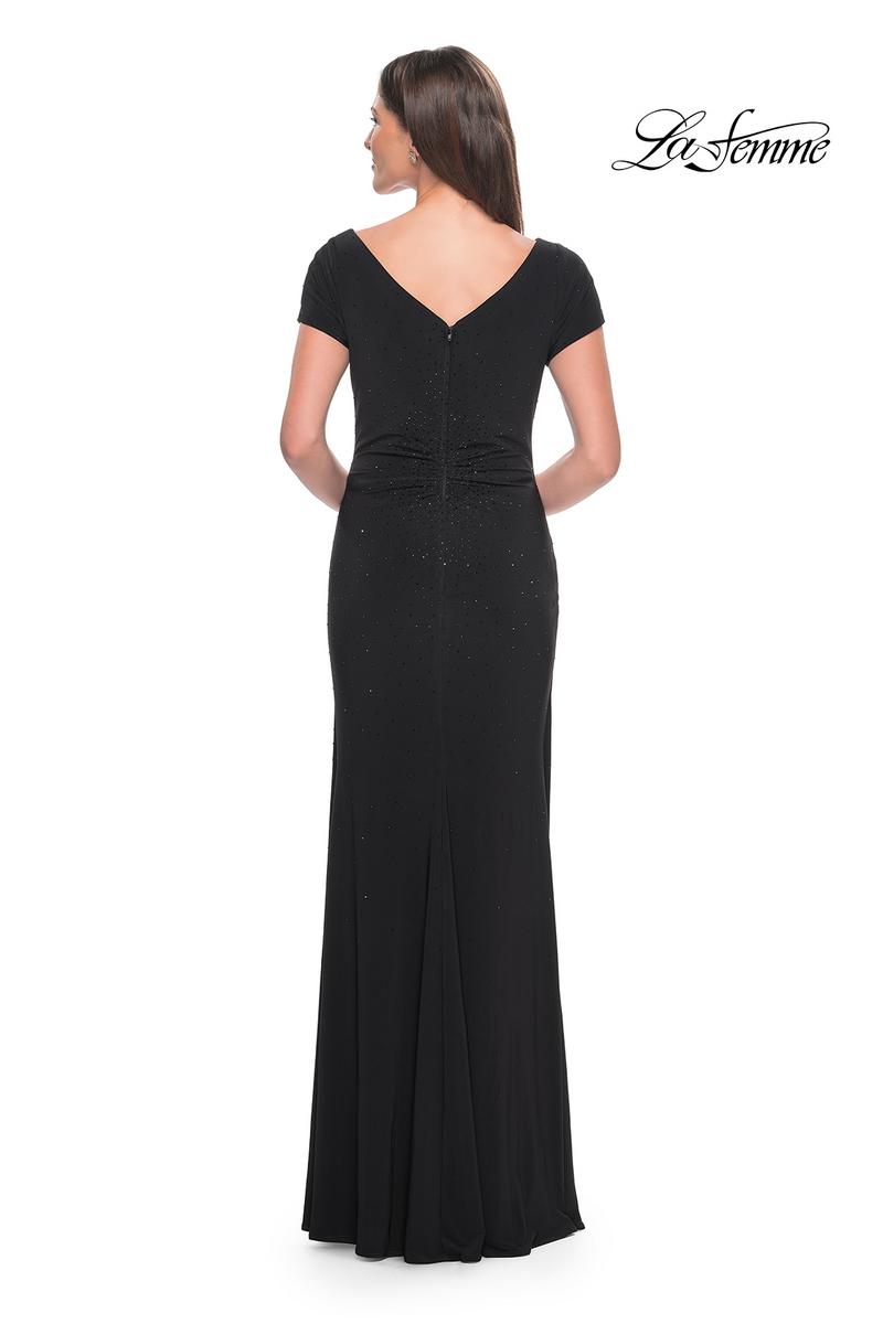 La Femme Evening Dress 31773 - Black