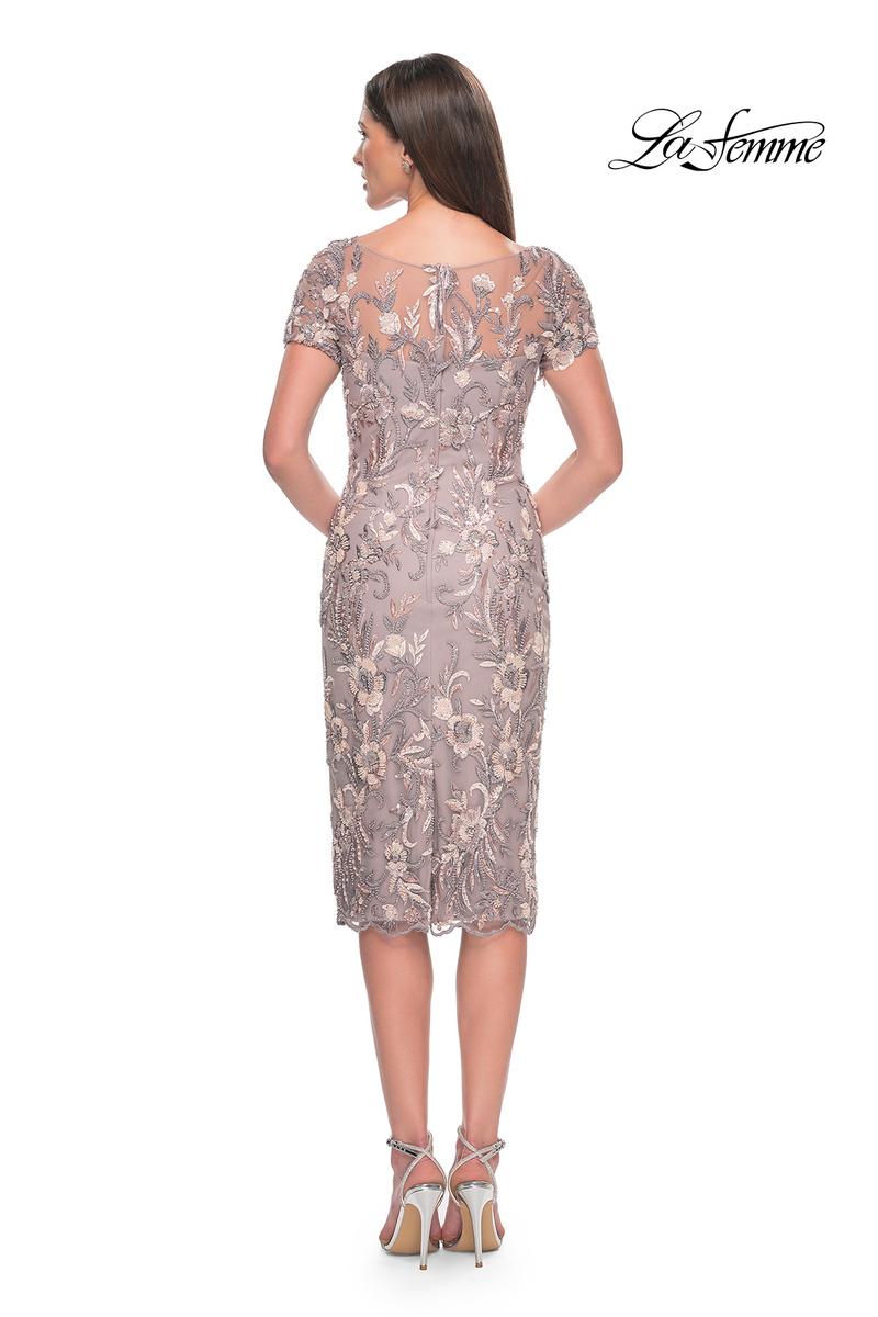 La Femme Evening Dress 31775 - Dusty Mauve