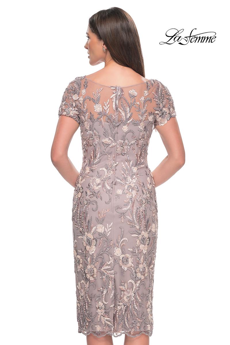 La Femme Evening Dress 31775 - Dusty Mauve