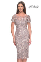 La Femme Evening Dress 31775 - Dusty Mauve