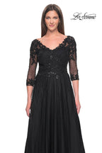 La Femme Evening Dress 31776 - Black